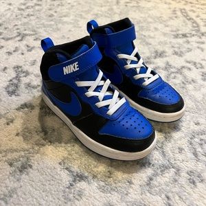 Nike Court Borough Mid 2 Little Kid’s Shoe Size 10.5 Toddler EUC